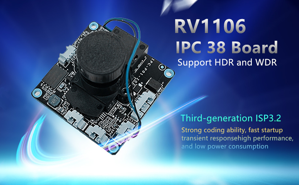 معرفی مختصر برد دوربین TC-RV1106 IPC 38