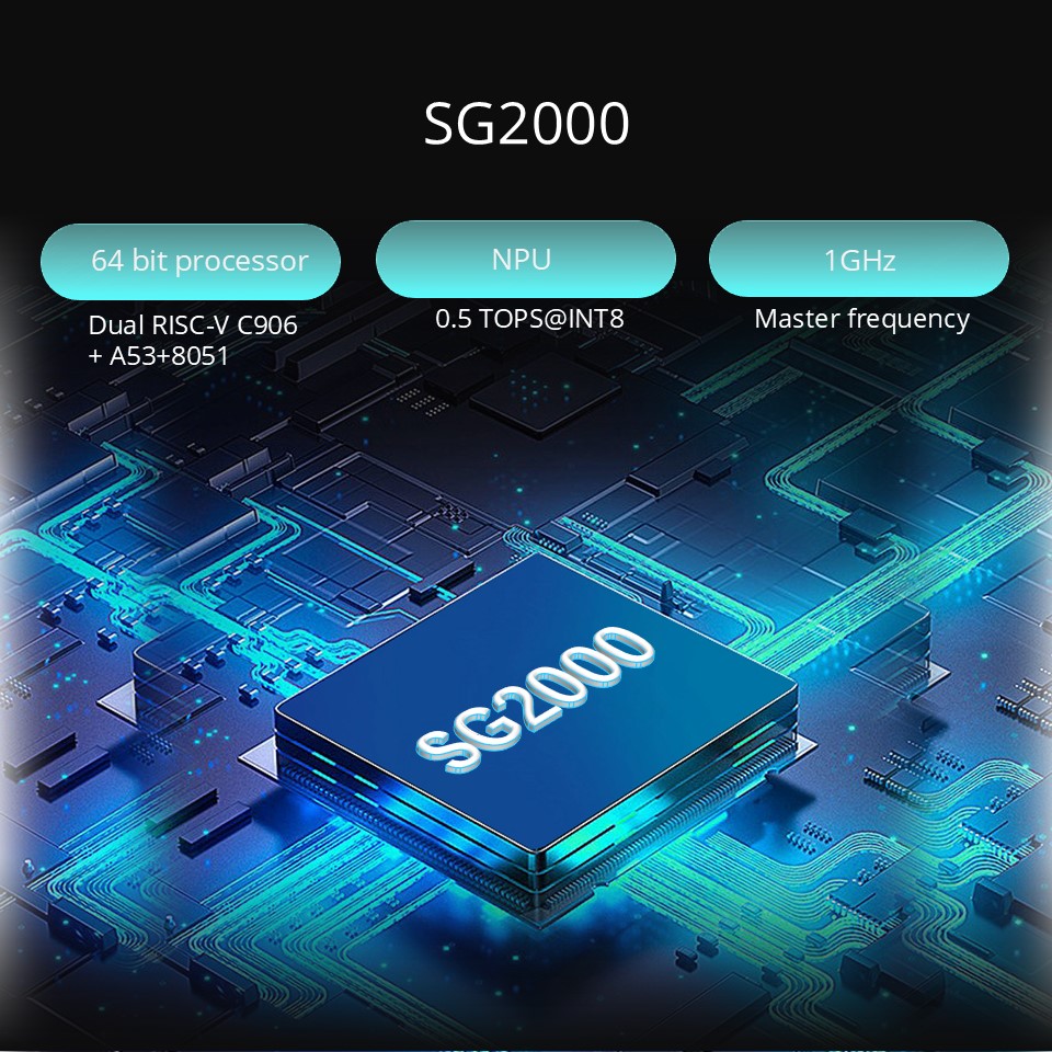 هیئت توسعه SG2000 ، بازوی RISC-V C906 ، برای یادگیری لینوکس