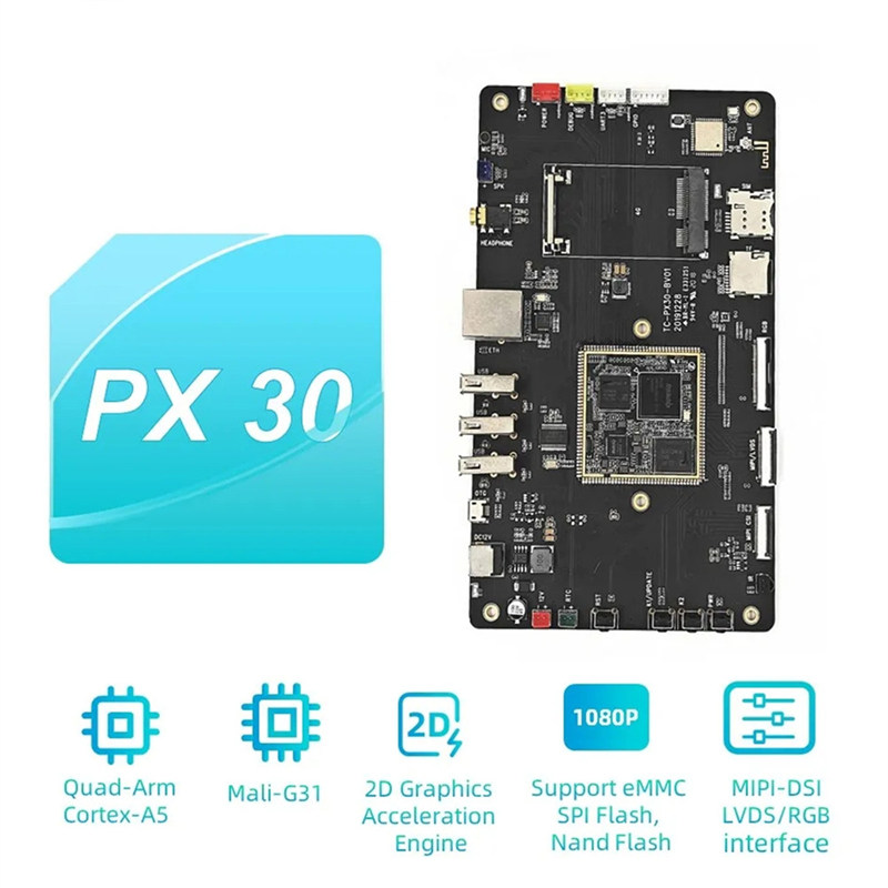 Rockchip PX30 هیئت توسعه 64 بیتی چهار هسته ای